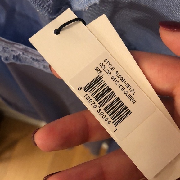 Fleur Du Mal | NWT Luster Jersey Slip in Ice Queen - Size Large - Picture 9 of 10